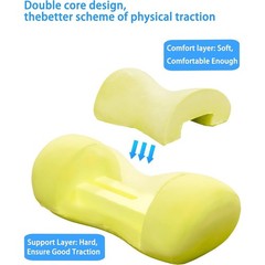 Bespilow Small Neck Roll Pillow,Say Goodbye To Neck Pain, Cervical Memory Foam