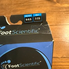 FootScientific Arches Type 3 High Arch Insoles Orthotic Mens 7-7.5 Women 9-9.5