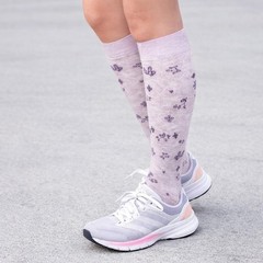Compression Knee High Socks for Women 5 Pairs Pack Athletic Circulation Set