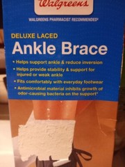 Walgreens-Deluxe Laced Ankle Brace(s)- L/XL-(L or R) Foot- combo bonus Buy!