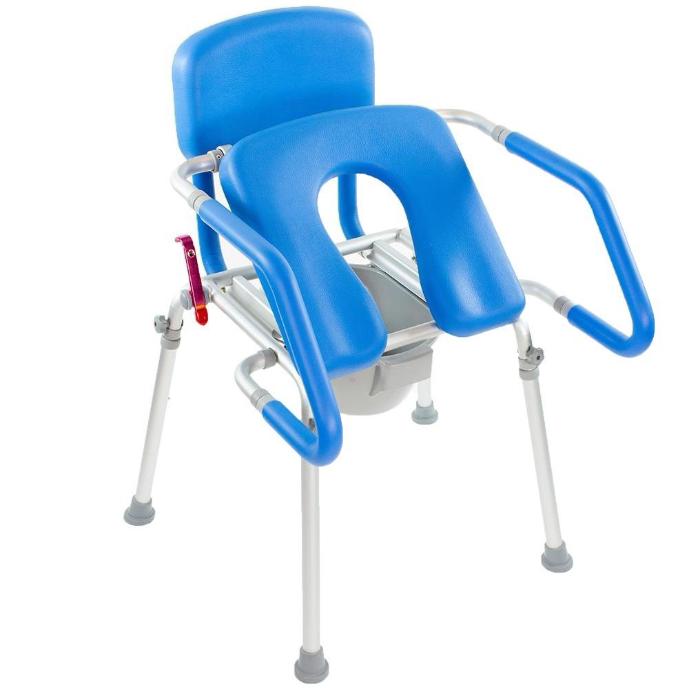 Platinum Health PHS2000 Bath Lift with 2 Handrails, Blue/Gray/Silver