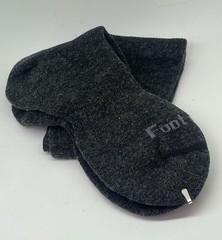 Compression Socks Unisex Sports Wool Knee High – 10~15 mm/Hg – Dark Grey- L – XL