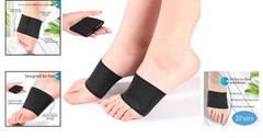 Unisex Compression Arch Support Sleeves – Pain Relief for Flat Feet & Heel Spurs