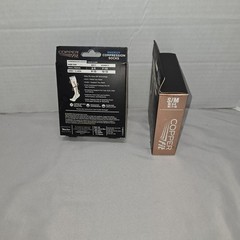 COPPER FIT Energy Compression Socks – Black, Size S/M~~M:6-9; W:7-10 Nwot Lot 2