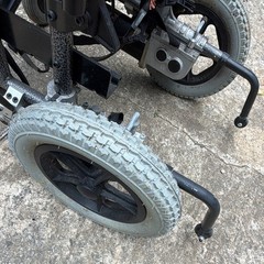 Merits DL521 Power Wheelchair w/ Joystick, Footrest, 4-Wheel, Black