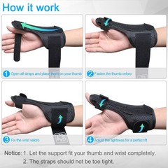 Thumb Spica Splint Reversible Thumb Brace for Pain Relief, Arthritis, De Quervai