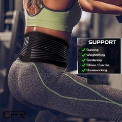 Medical Lumbar Support Lower Waist Back Belt Brace Pain Relief For MenWomen
