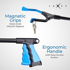Grabber Reacher Tool – Latest Version 19 Inch Long 19 Inch (Pack of 1) Blue