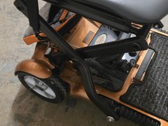 TranSport Manual Folding Electric Mobility Scooter „For Parts Repair“ NO KEY