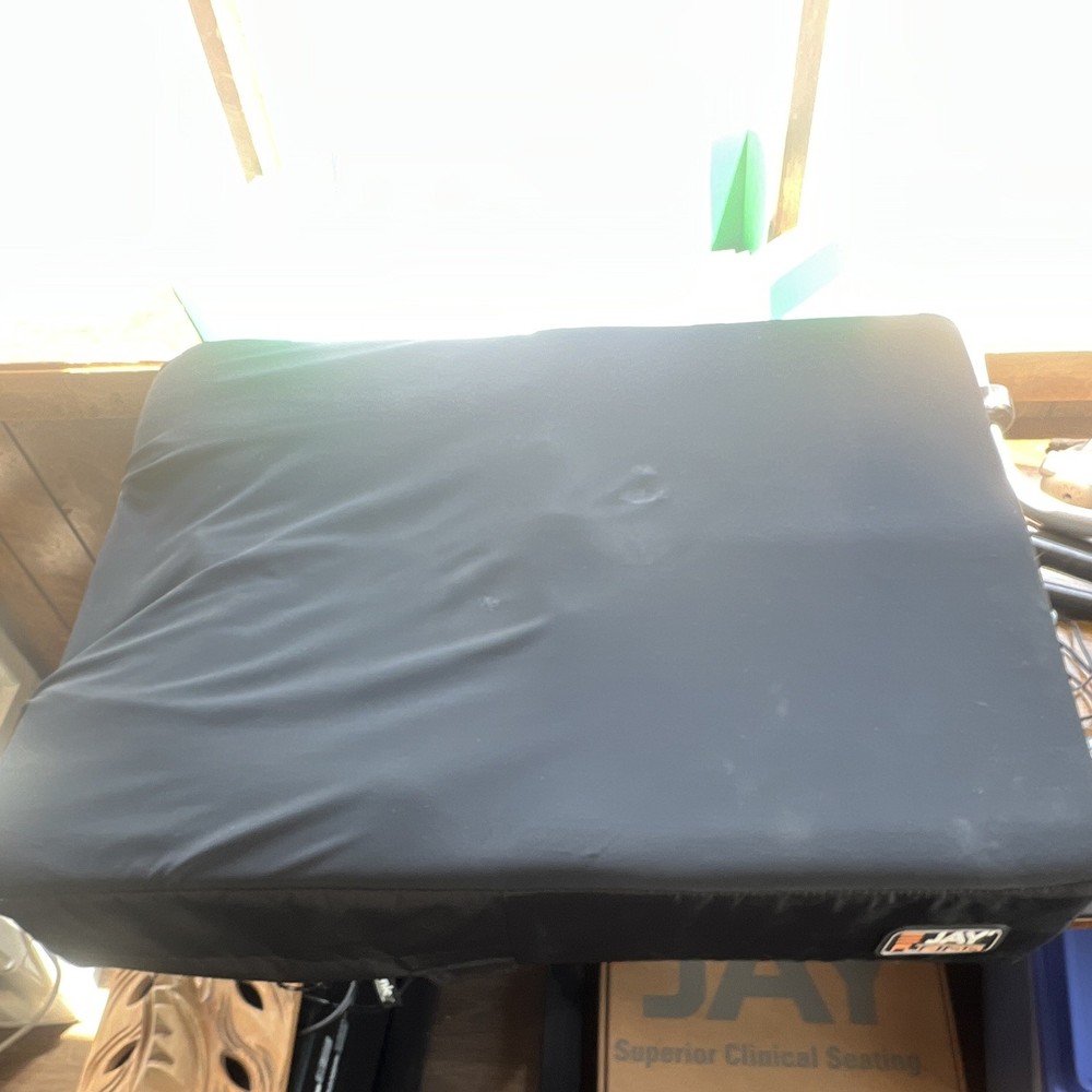 JAY Fusion Clinical Seating Cushion Seat Cushion, Black, Removable Cover