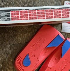 Vasyli Medical Custom 3/4th Heat Moldable High Density Orthotic Insoles Size L