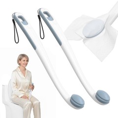 Ergonomic Toilet Wiping Aid for Elderly & Limited Mobility – 16.5″ Easy-Clean Bu