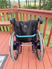 Ki Mobility Rogue XP 13×15 Pediatric Wheelchair W/ Alber Twion Power Assist