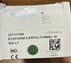 Ossur Exoform Wrist Brace Carpal Tunnel Left Hand Size Medium Black New In Box