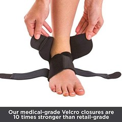 BraceAbility Neoprene Water-Resistant Ankle Small/Medium (Pack of 1), Black