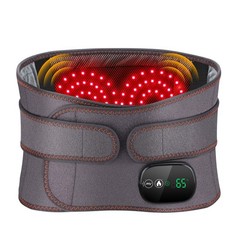 Dual Infrared Light Heating Massage Waist Belt Red Light Heating Waist Massager