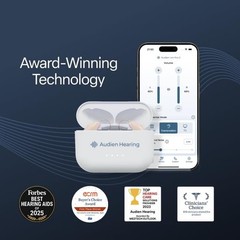 Next-Gen Audien ION Pro 2 Hearing Aids | Custom Profiles & UV Self-Cleaning Tech