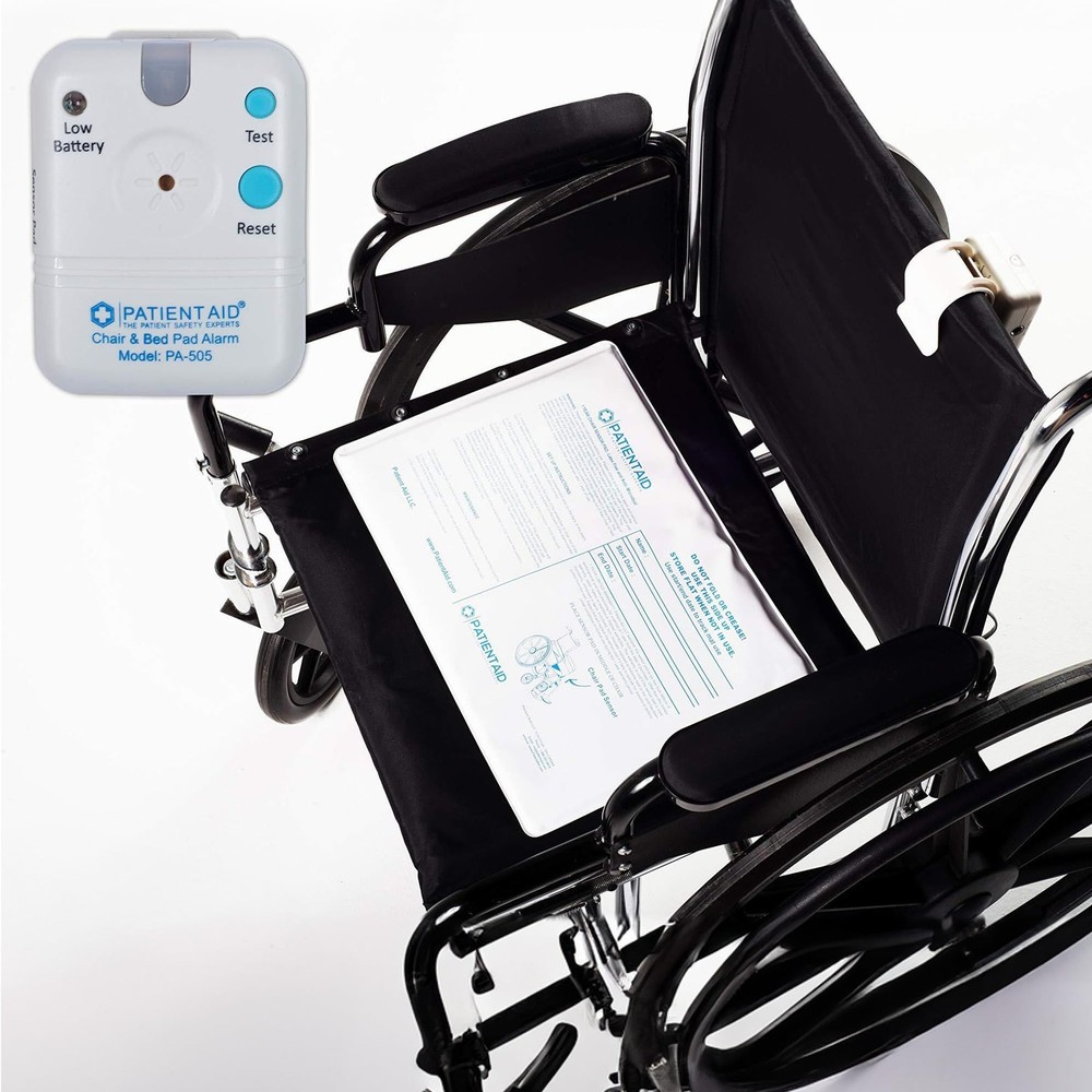 Chair Alarm Fall Prevention Motion Sensor Pad 10in. x 15in. Elderly PA505C