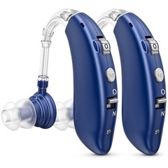 Enhanced Clarity Hearing Aids for Seniors – 2 Units with Charging Case Included
