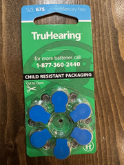 TruHearing Size 675 Cochlear Implant MF Hearing Aid Batteries total count 42