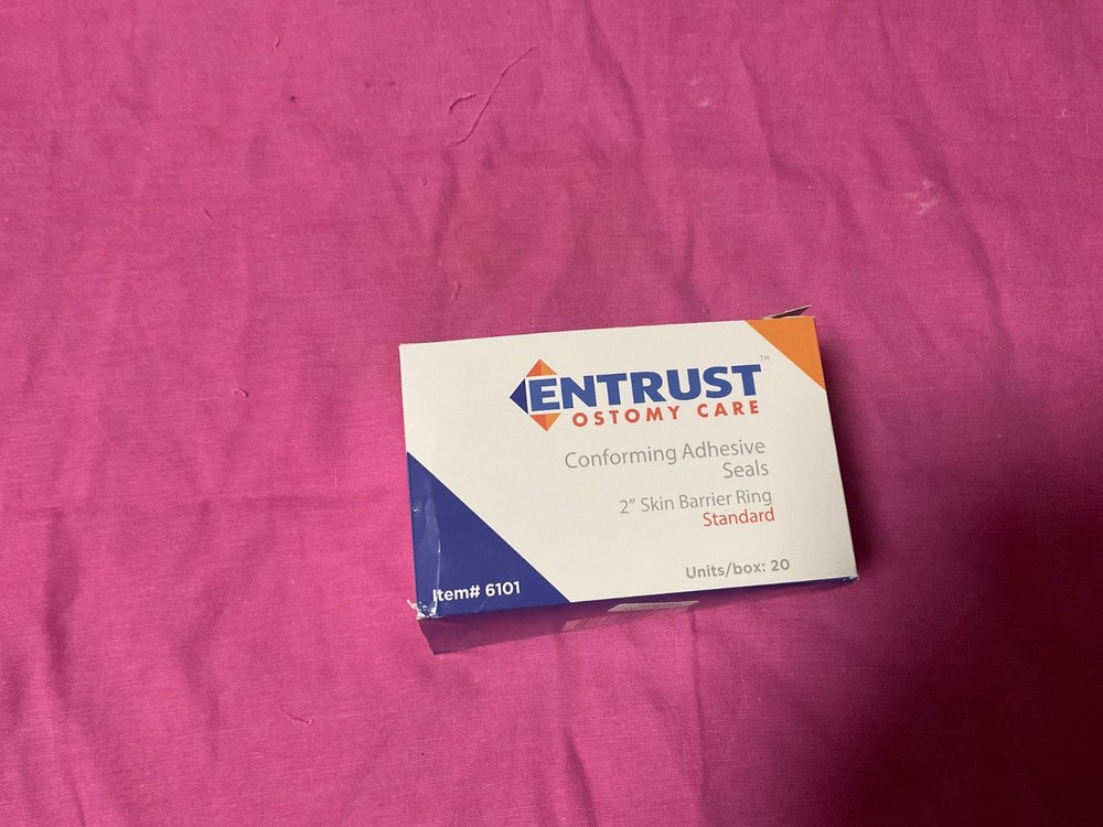 entrust ostomy care conforming adhesive seal 2 inch skin barrier ring