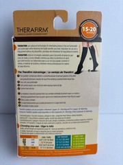 TheraFirm Compression Large White Trouser Socks 15-20mmHg Medical