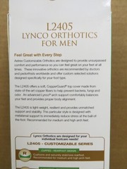Aetrex L2405 Customizable Lynco Foot Orthotics-Insoles-Inserts for Men NOS