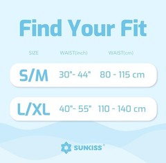Sunkiss Blue Overnight Pack of 2 Adult Plastic Backed Diapers Size S/M 30″- 44″