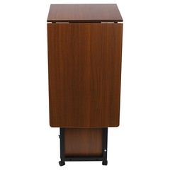 Overbed Table w/ Wheels, Movable Bedside Table, Height Adjustable Over Bed Desk