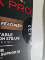 Copper Fit Black Back Pro Compression & Support Adjustable Straps L / XL NEW