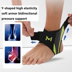 1-2pcs Ankle Protector Bandage Compression Foot Support Pain Relief Soccer