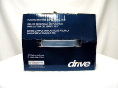 Drive Medical Bathtub Safety Rail, Adjustable Width, 16.5″ H, New, Open Box