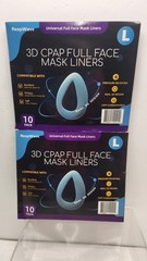 20-CPAP Mask Liners, LARGE, Fits AirFit F20 F10 Simplus Vitera Read Details