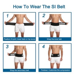Sciatica Belt, Sacroiliac Hip Band for Men Women – Sciatic, Lower Back, Si Jo…