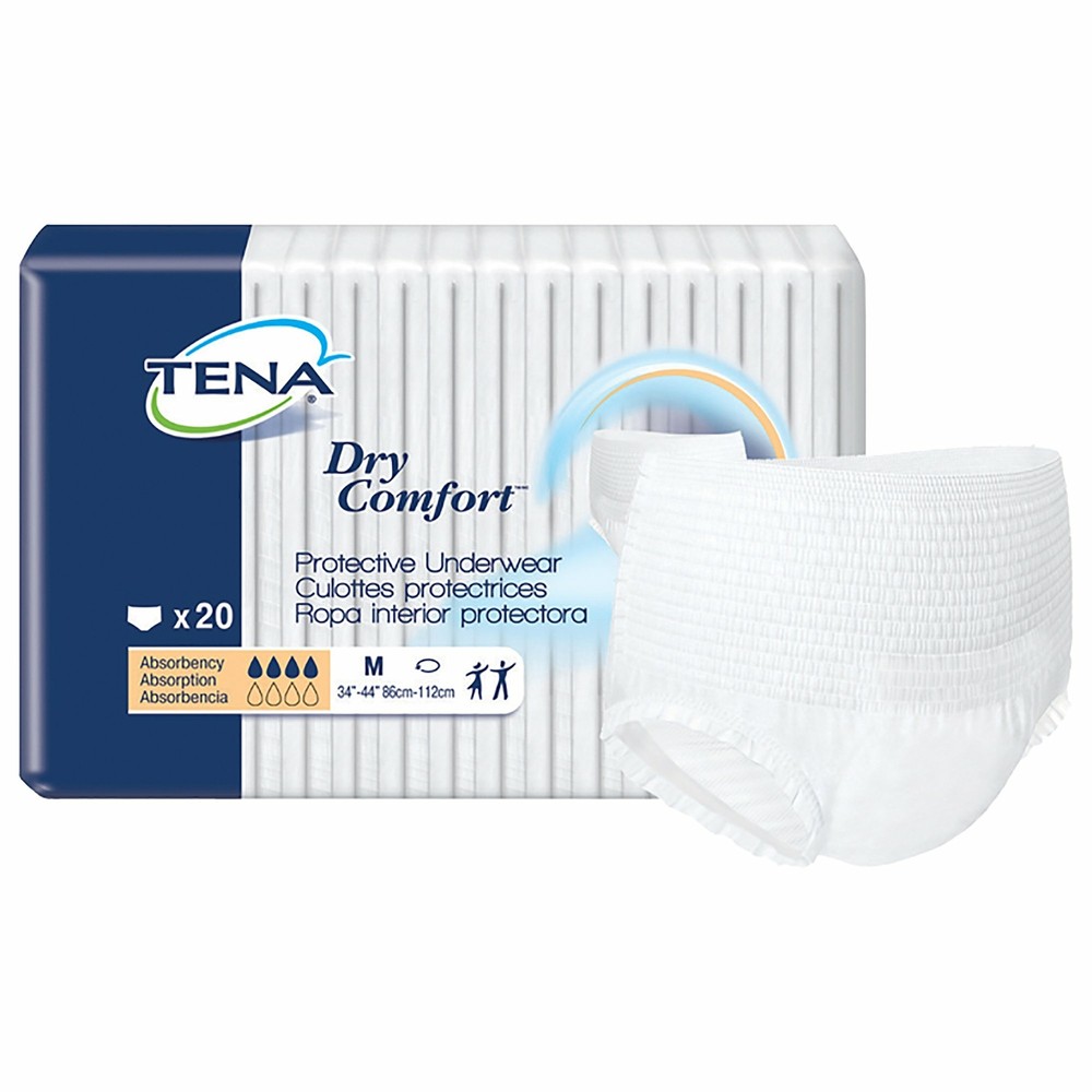TENA Disposable Underwear Medium 20 Ct