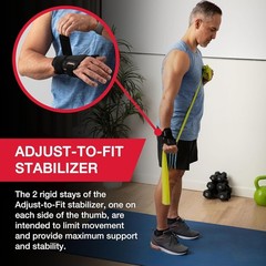 MUELLER Thumb Stabilizer Brace, Spica Splint for Pain Relief & Support
