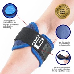 Neo G Tennis/Golf Elbow Strap, For Epicondylitis, Tennis/Golfers Elbow, Sprain