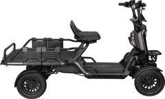 Heavy Duty 4-Wheel Electric Mobility Scooter for Adults w/Cargo Platform 1000W