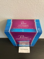 Poise Impressa Size 1 Bladder Supports 10 Count Exp 2020