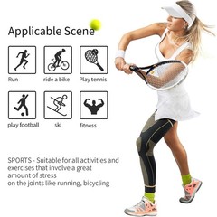 Full Leg Sleeves Long Compression Leg Sleeve Knee Sleeves Protect Leg, for Ma…