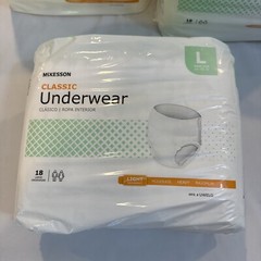 Mckesson Classic Underwear Large Waist Size 44-58 in