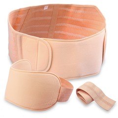 3 in 1 Maternity Support Belt Pregnancy Belly Band Back Brace Beige L XL 2XL