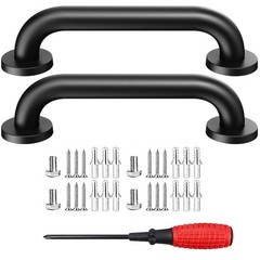 12″ Wall-Mounted Stair Handrail, Safety Grab Bar for Indoor & Outdoor Steps