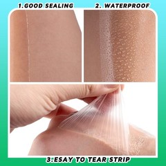 Transparent Adhesive Film Dressing – 8 x 197 Inches for Surgical Wounds