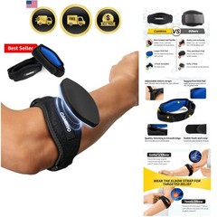 2 Pack Tennis Elbow Brace for Men & Women, Elbow Pain Relief for Tendonitis, …