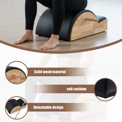 Pilates Spine Corrector Solid Wood Posture Corrector Reformer Wedge Fitness Pila