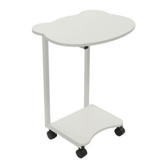 Over the Bed Side Table Wheels Hospital Overbed Rolling Tray Bedside USA