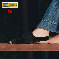 MOONSMILE 1 Pair Foot Bunion Corrector for Women & Men, Night One Size, Black