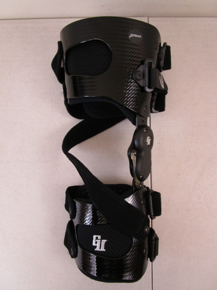 G II Extreme Carbon Eclipse ACL MCL Right Knee Brace 23240 L-XL