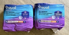 Lot 2 Prevail Per-Fit Women’s Incontinence Underwear Size XL (58”-68”) 28 Total
